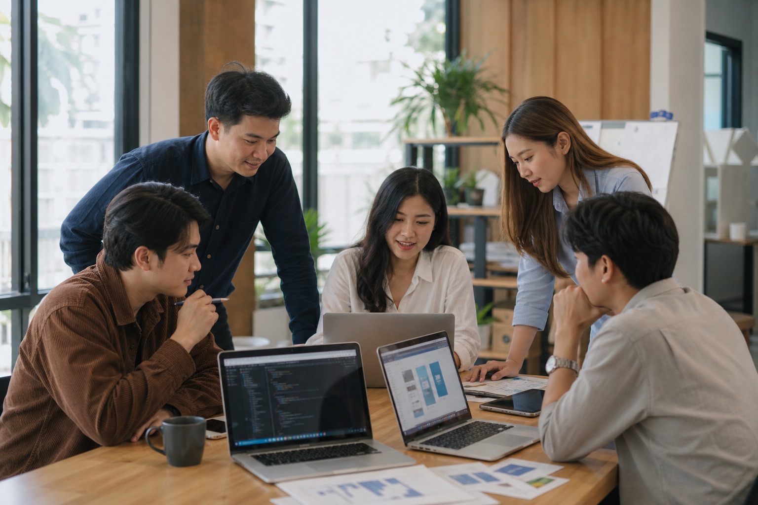 ทีมคนไทยร่วมกันออกแบบเว็บไซต์ WordPress และระบบธุรกิจ
